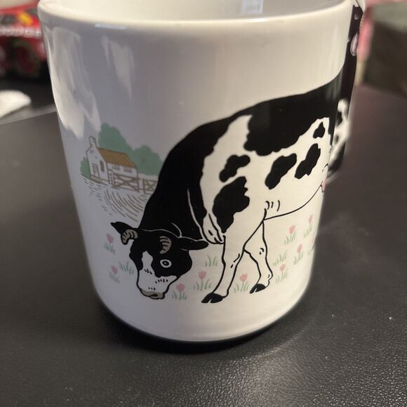 Unique Cow Mug With Cow Shaped Handle - Picture 5 of 5